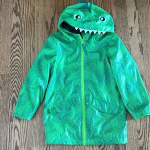 Boys alligator rain coat.